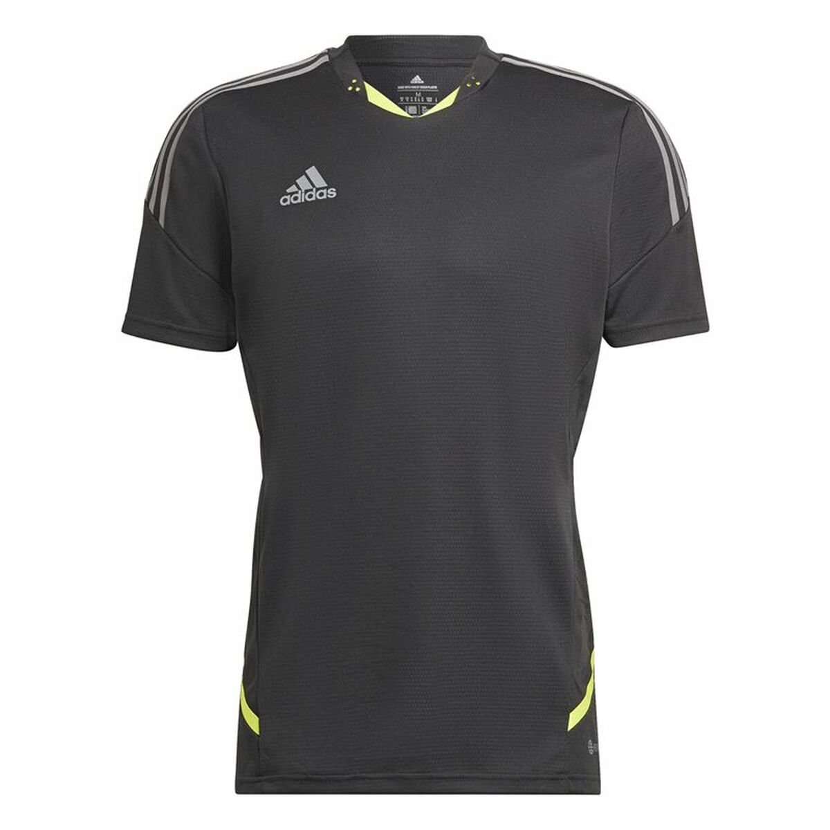 Men’s Short-sleeved Football Shirt Adidas Con22 Black