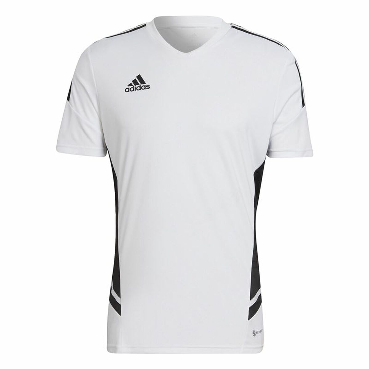 Men’s Short-sleeved Football Shirt Adidas Con22 White Men’s Short-sleeved Football Shirt Adidas Con22 White