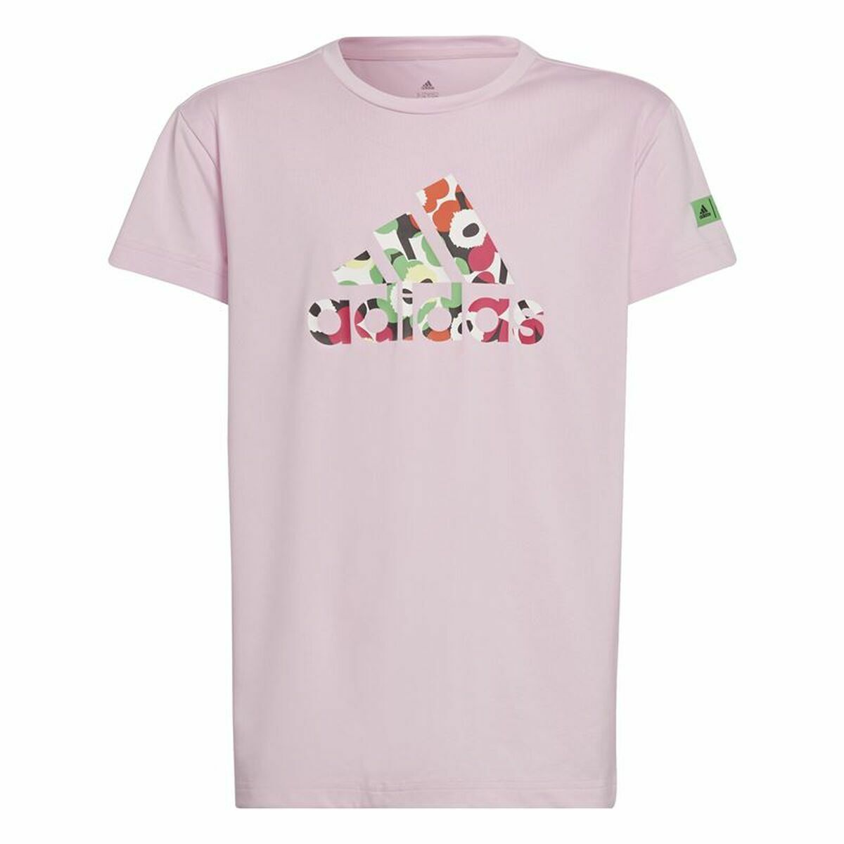 Child’s Short Sleeve T-Shirt Adidas x Marimekko Pink