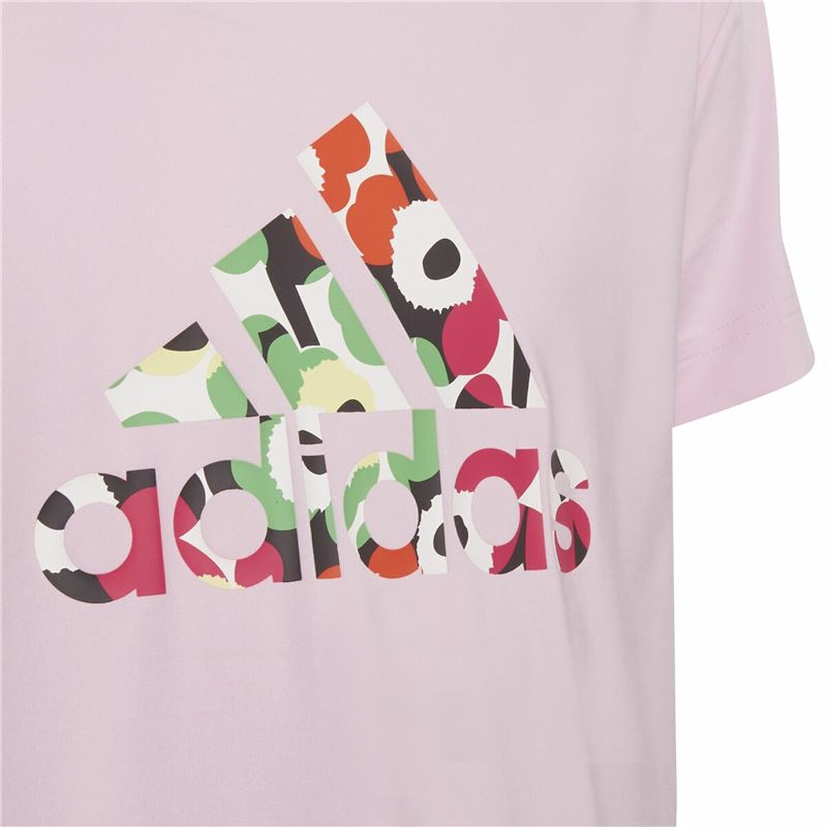 Child’s Short Sleeve T-Shirt Adidas x Marimekko Pink