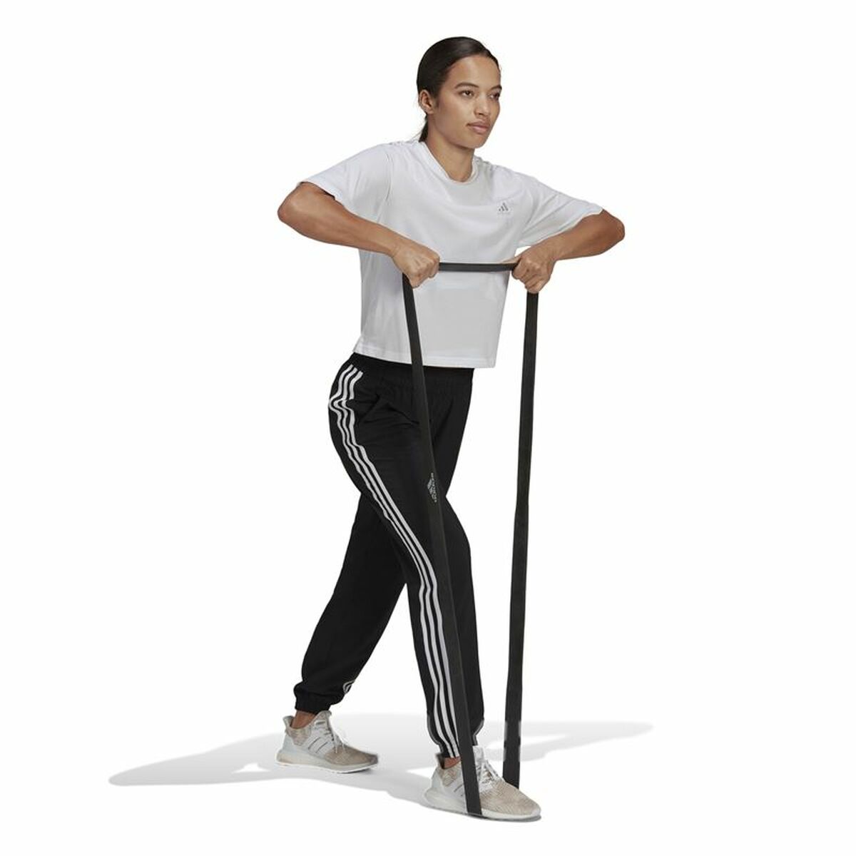 Long Sports Trousers Adidas Icnsvn Black Lady