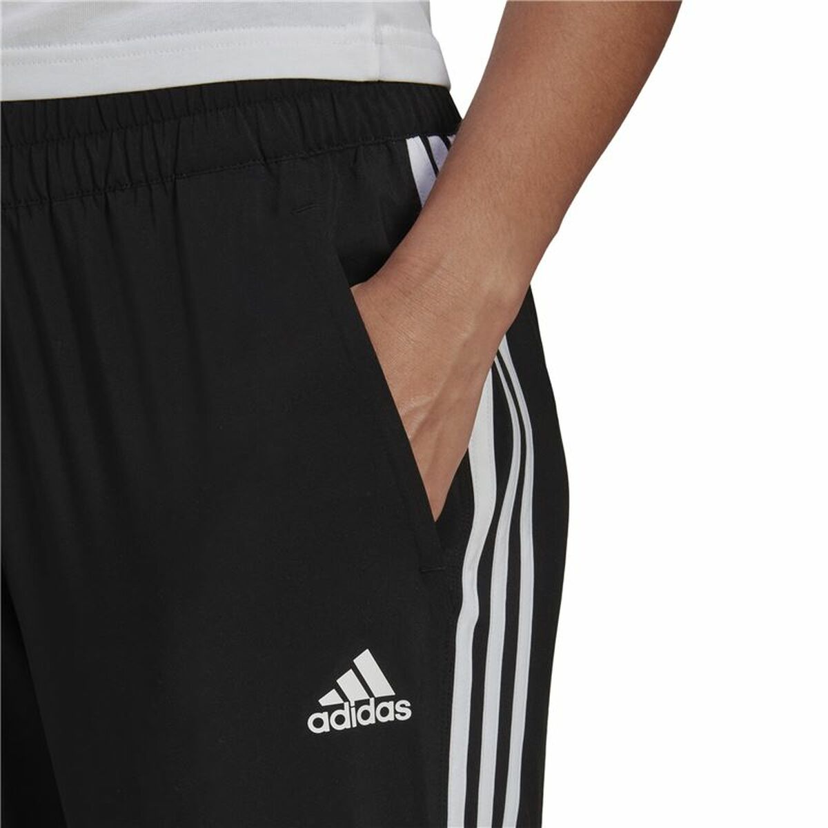 Long Sports Trousers Adidas Icnsvn Black Lady
