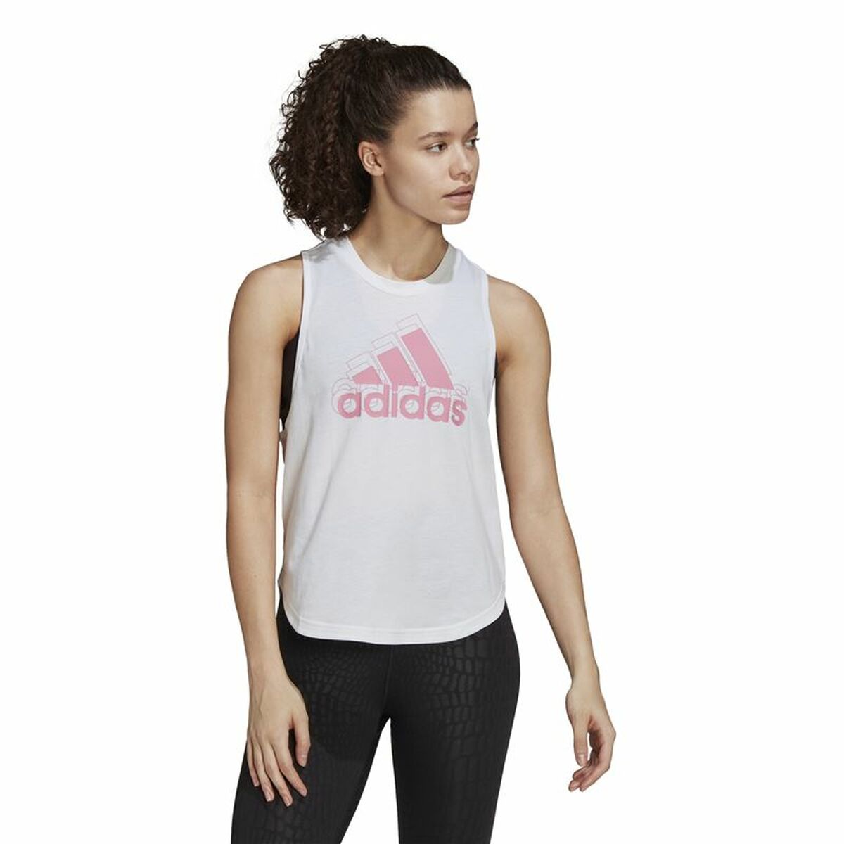 Women’s Sleeveless T-shirt Adidas AEROREADY Racerback White