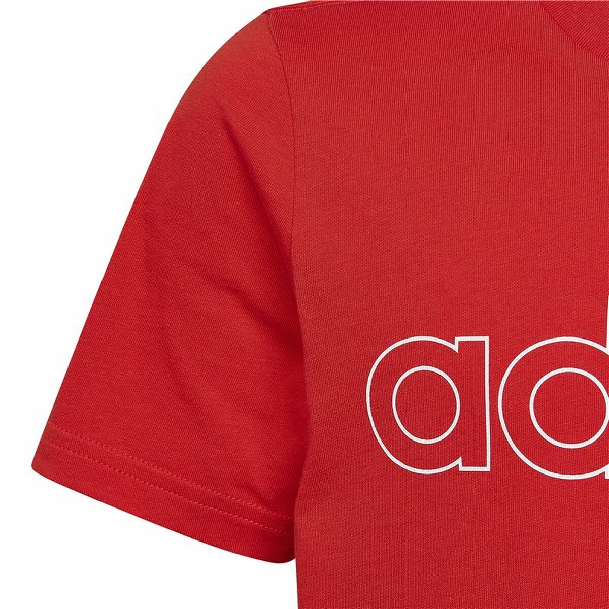 Child’s Short Sleeve T-Shirt Adidas Essentials  Red