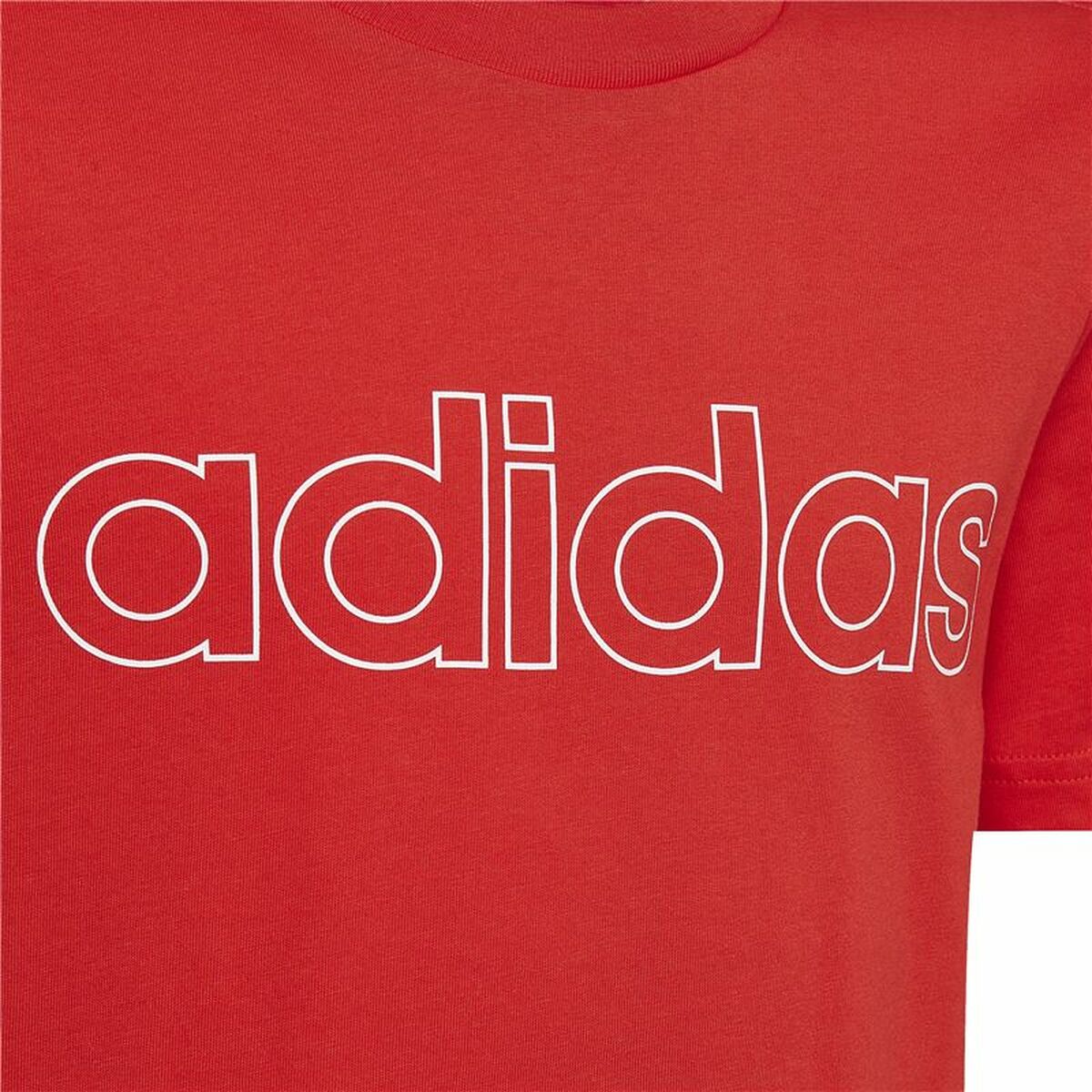 Child’s Short Sleeve T-Shirt Adidas Essentials  Red