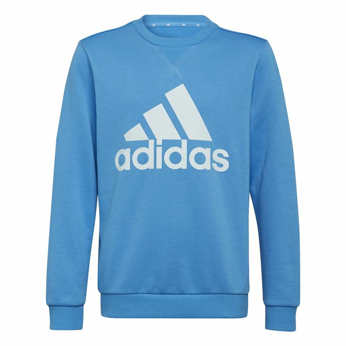 Hoodless Sweatshirt for Girls Adidas Essentials Blue Hoodless Sweatshirt for Girls Adidas Essentials Blue
