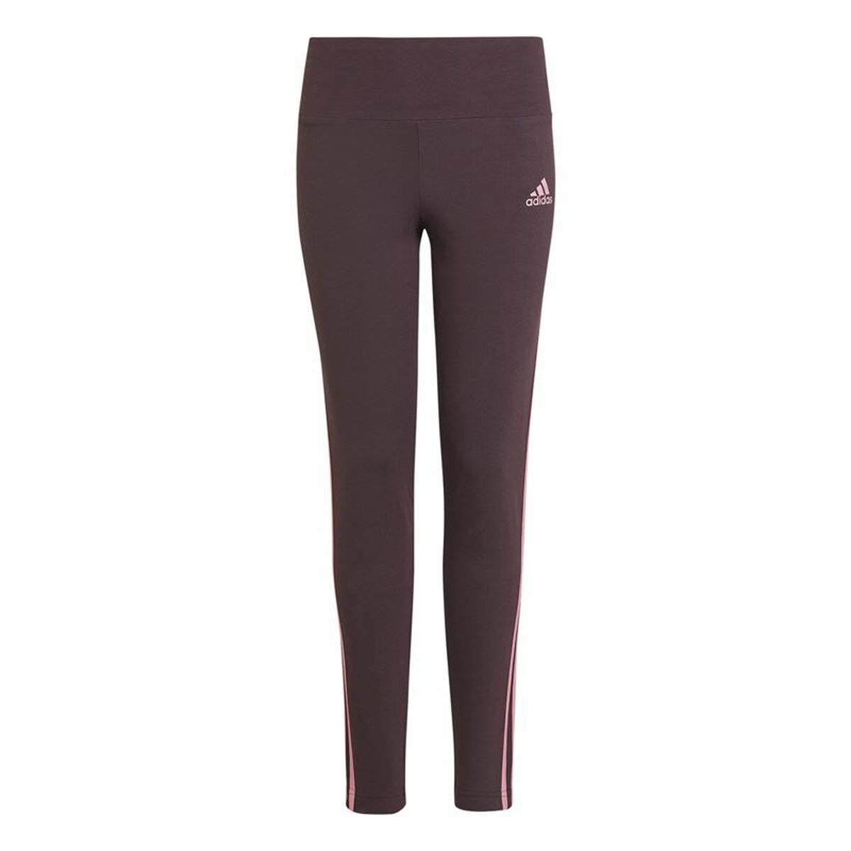 Sports Leggings for Children Adidas 3 bandas Purple Sports Leggings for Children Adidas 3 bandas Purple