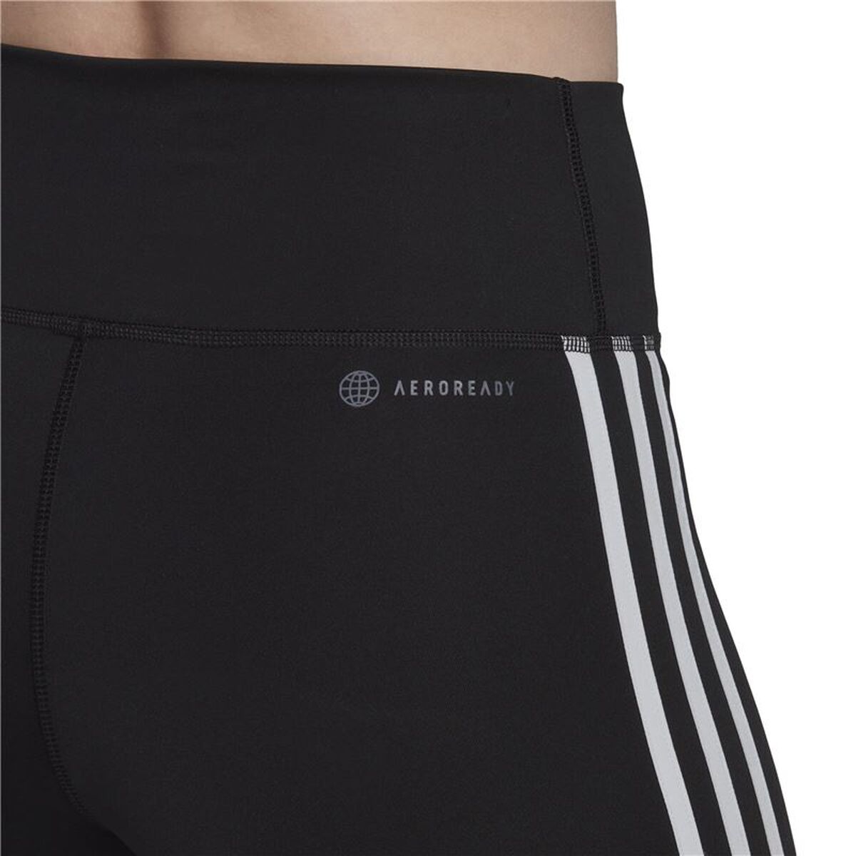 Sports Shorts for Women Adidas Essentials High-Waisted Black