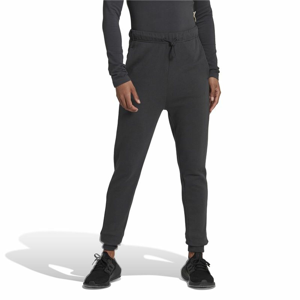 Adult’s Tracksuit Bottoms Adidas Studio Lounge Black Lady