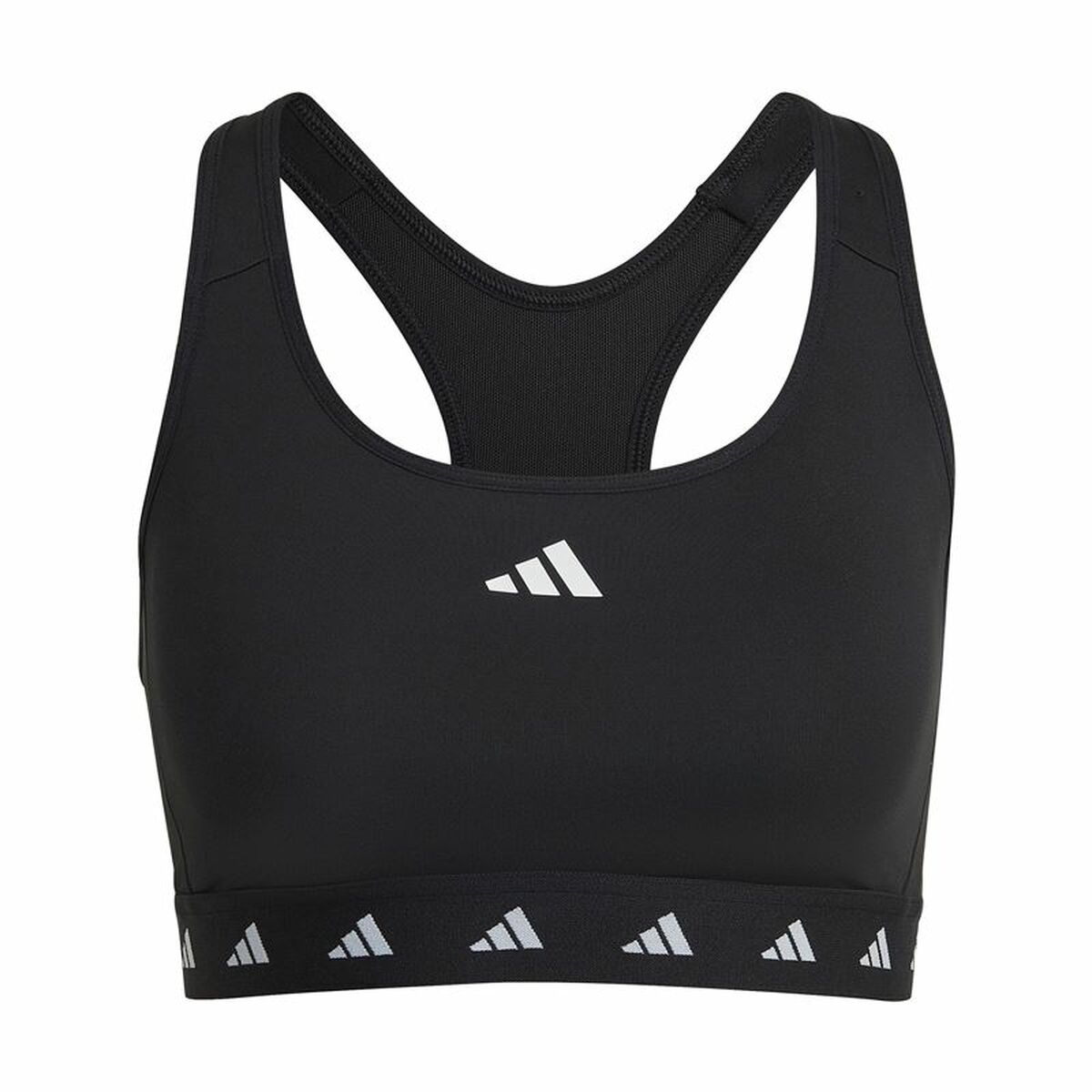Sports Bra Adidas Essentials Pwr Ms Black Sports Bra Adidas Essentials Pwr Ms Black