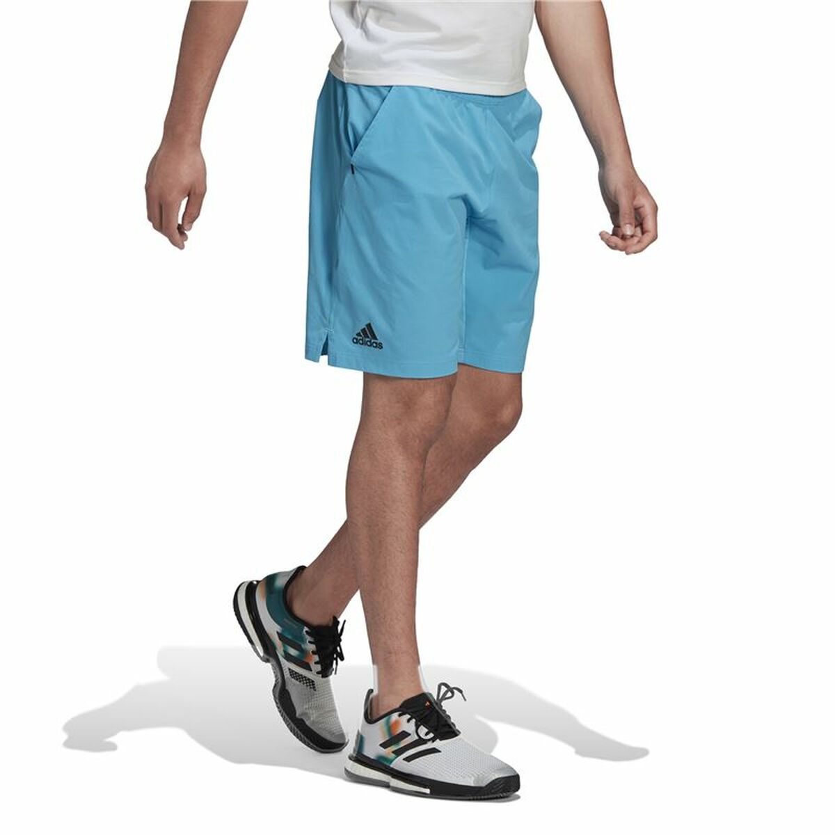 Men’s Sports Shorts Adidas Heat Ready Ergo Light Blue