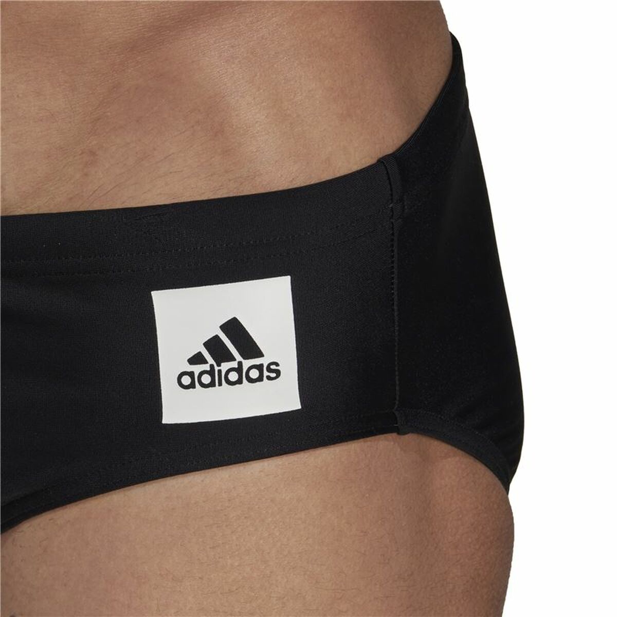 Men’s Briefs Adidas Solid Black