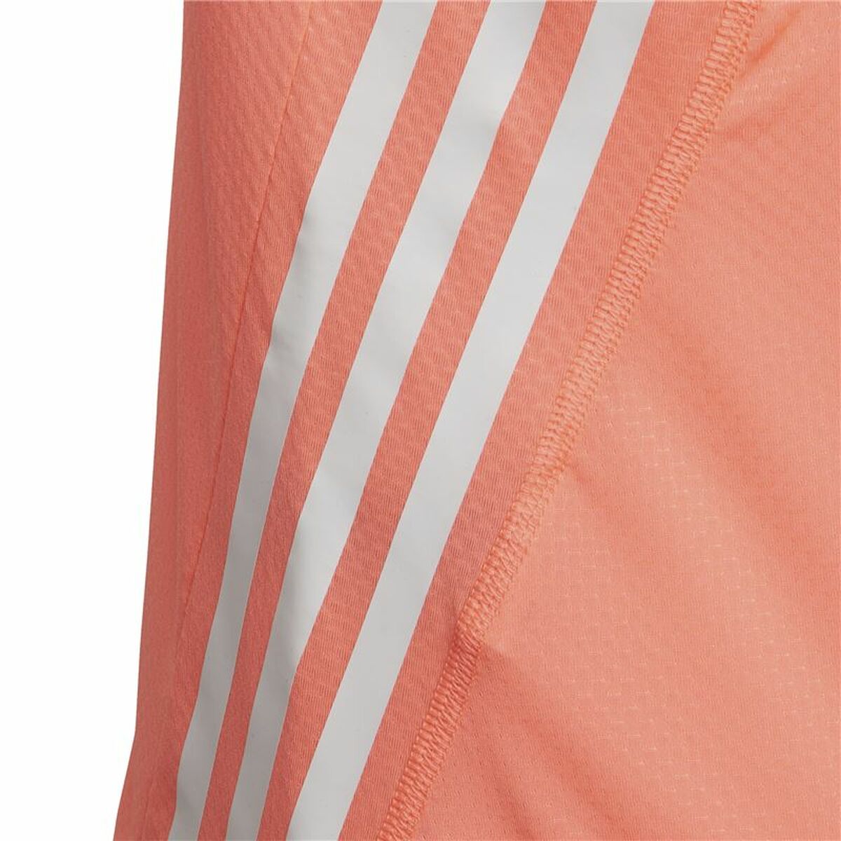 Child’s Short Sleeve T-Shirt Adidas Aeroready Three Stripes Salmon