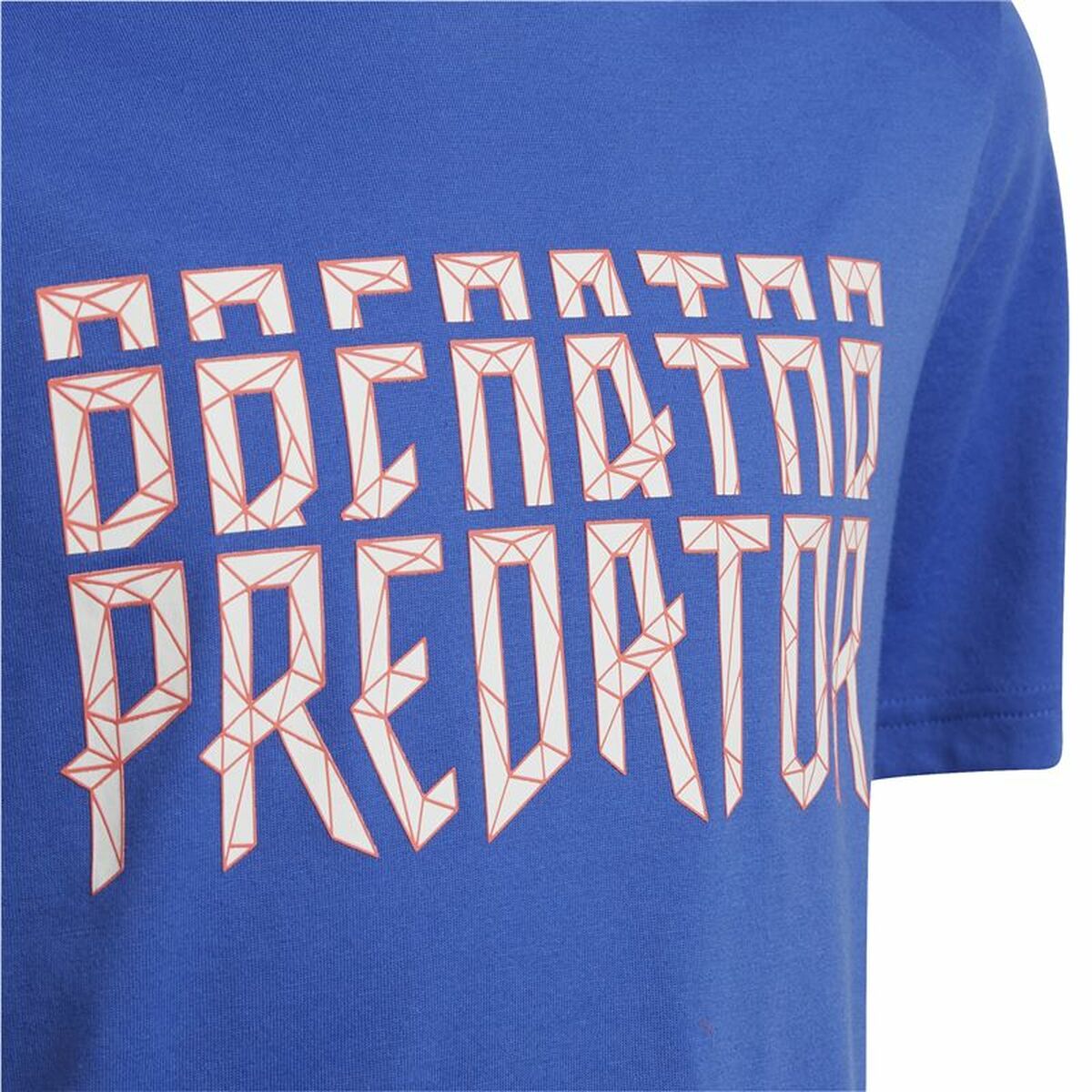 Child’s Short Sleeve T-Shirt Adidas Predator Blue
