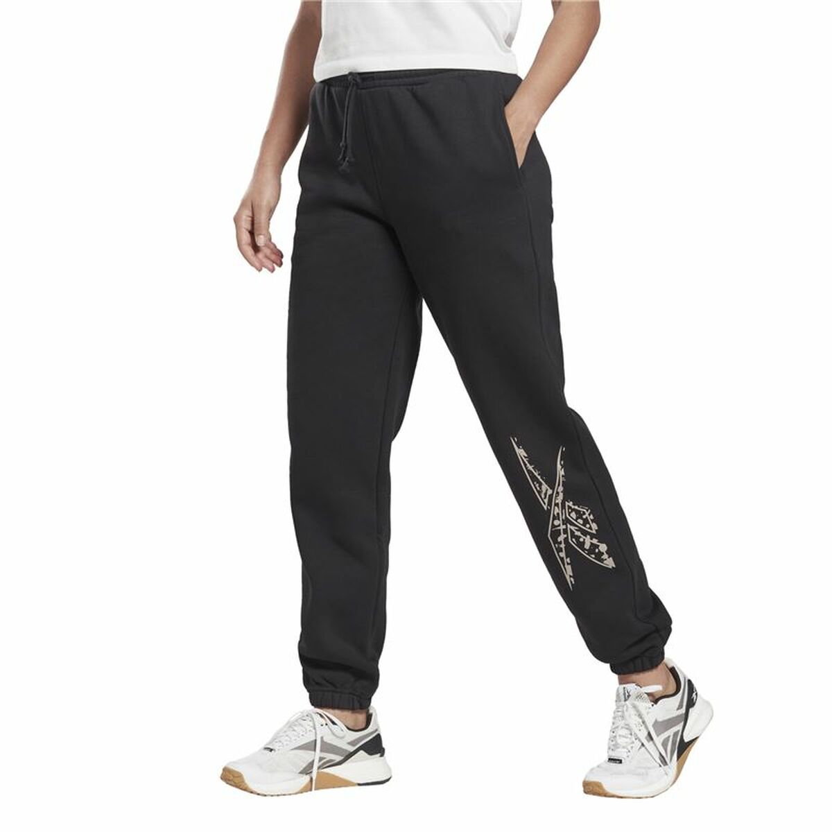 Adult’s Tracksuit Bottoms Reebok Modern Safari Jogger Lady Black