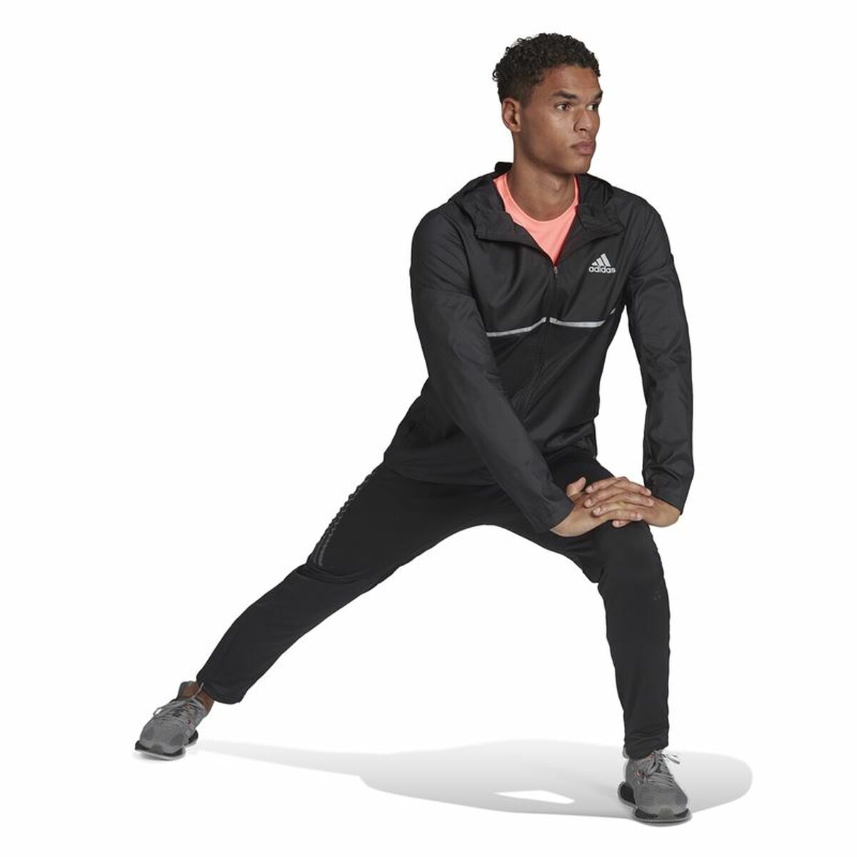 Men’s Sports Jacket Adidas Own the Run Black