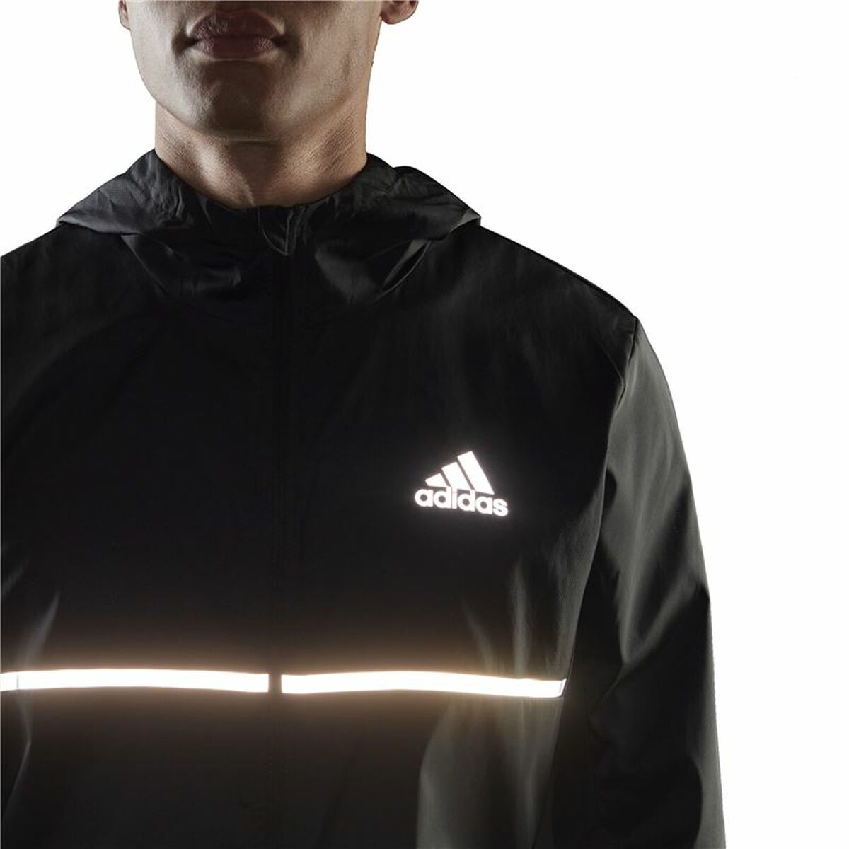 Men’s Sports Jacket Adidas Own the Run Black