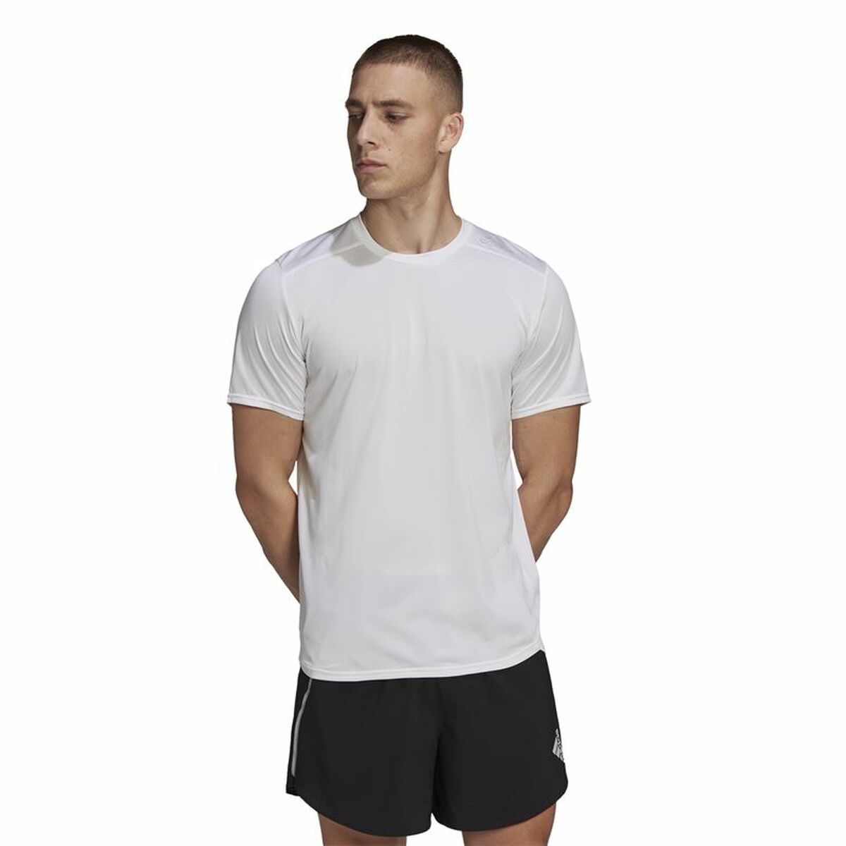 Men’s Short Sleeve T-Shirt Adidas D4R White Men’s Short Sleeve T-Shirt Adidas D4R White