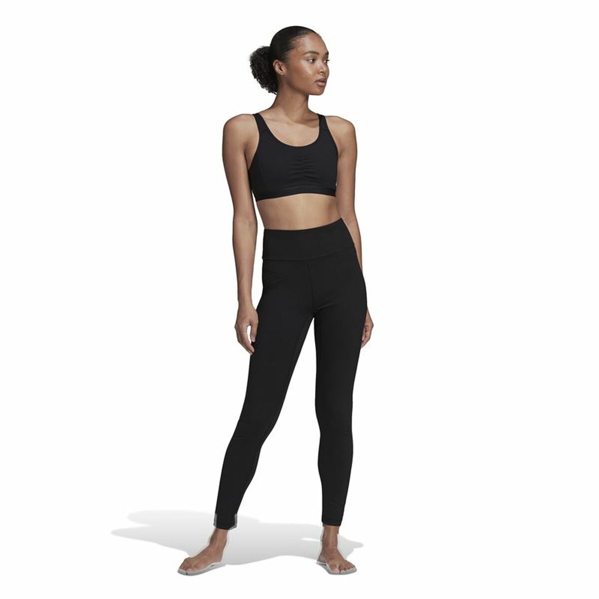 Sport leggings for Women Adidas Yo Ess 78 Tig Black