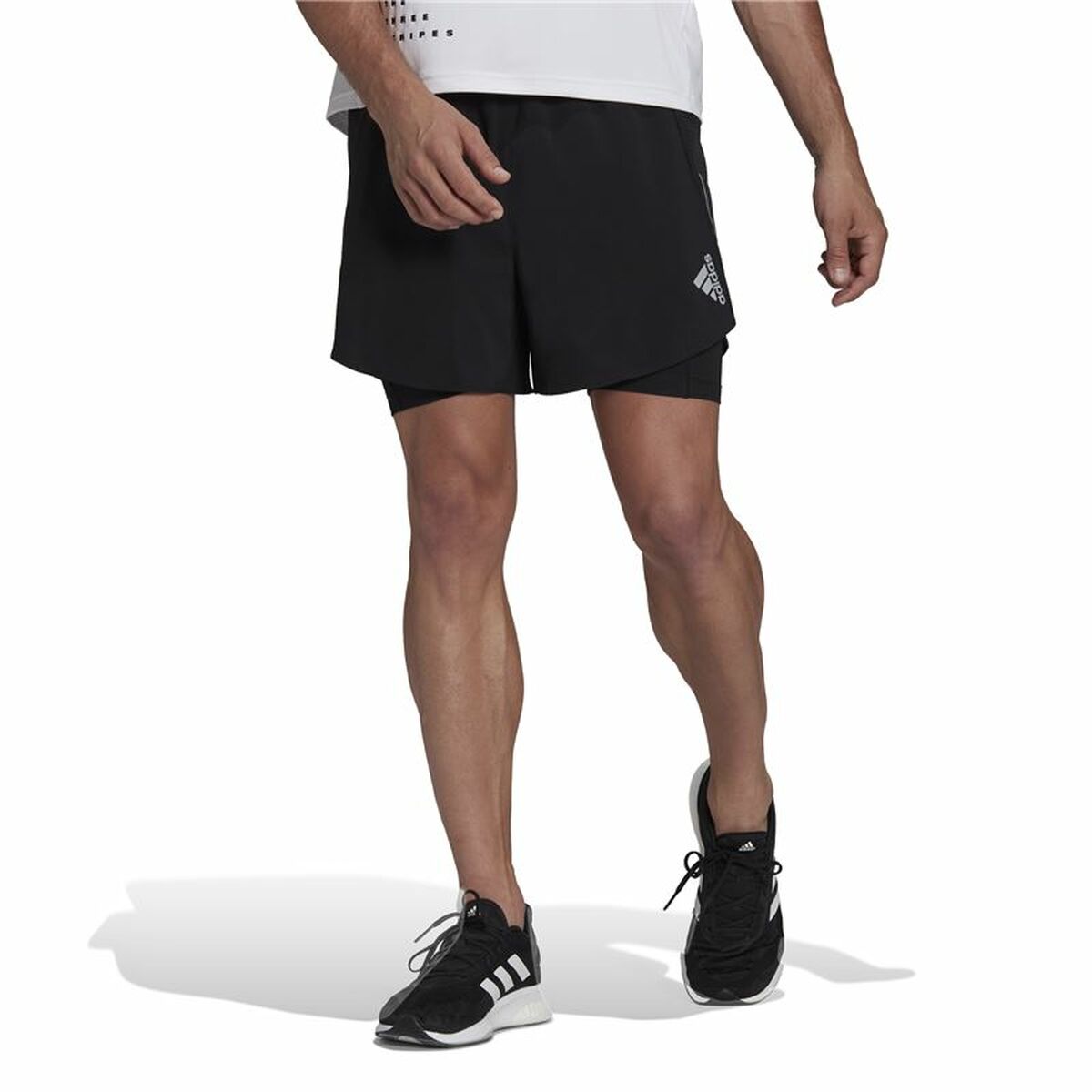 Men’s Sports Shorts Adidas Two-in-One Black