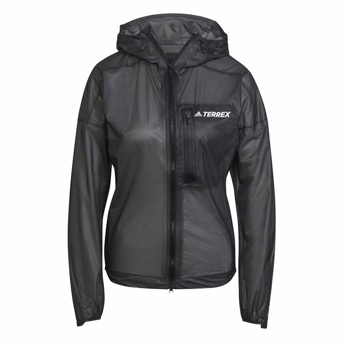 Women’s Sports Jacket Adidas Agr Rain J Black