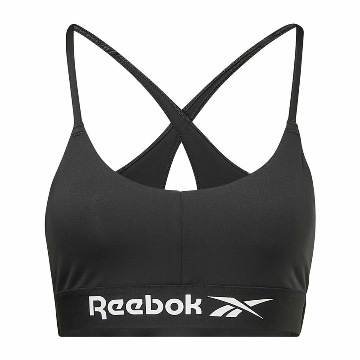 Sports Bra Reebok Workout Ready Black Sports Bra Reebok Workout Ready Black