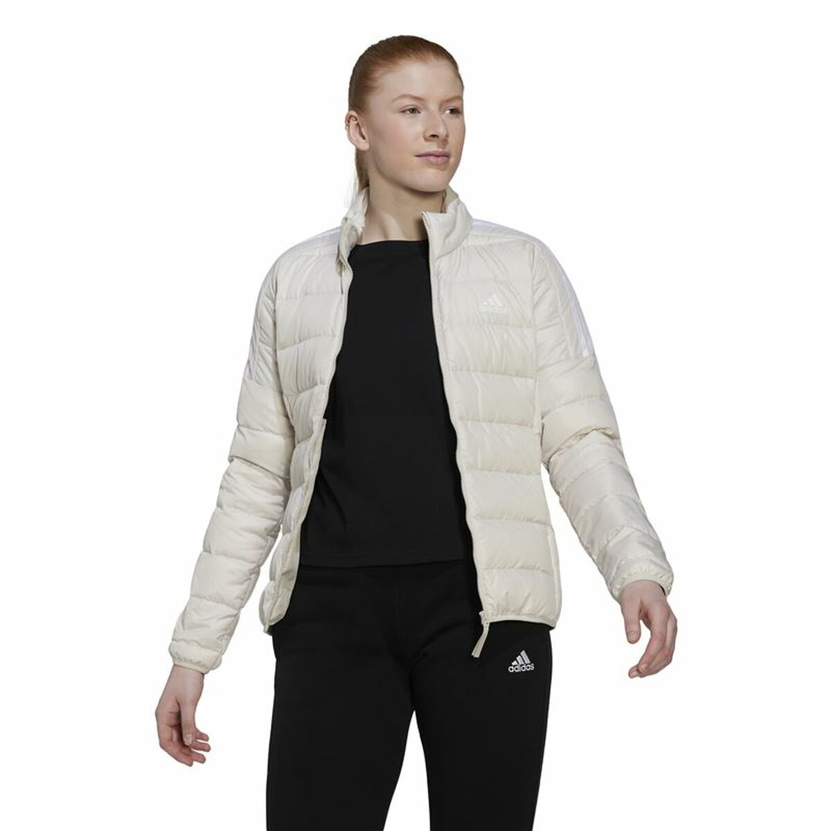 Women’s Sports Jacket Adidas Essentials White