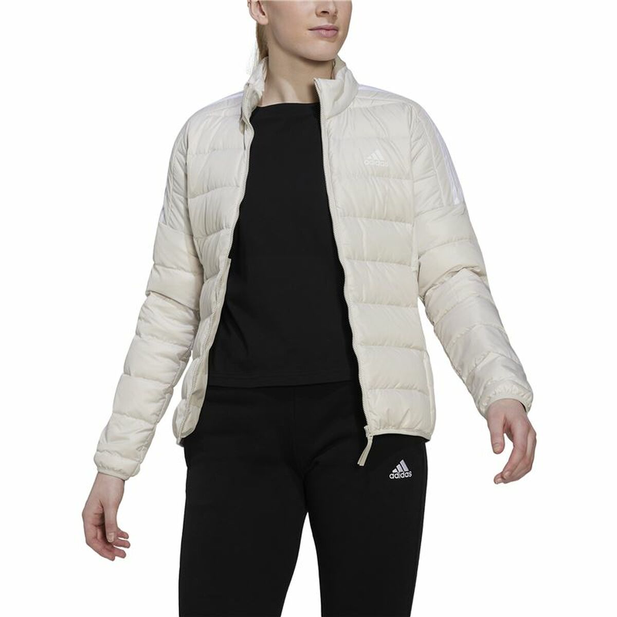 Women’s Sports Jacket Adidas Essentials White