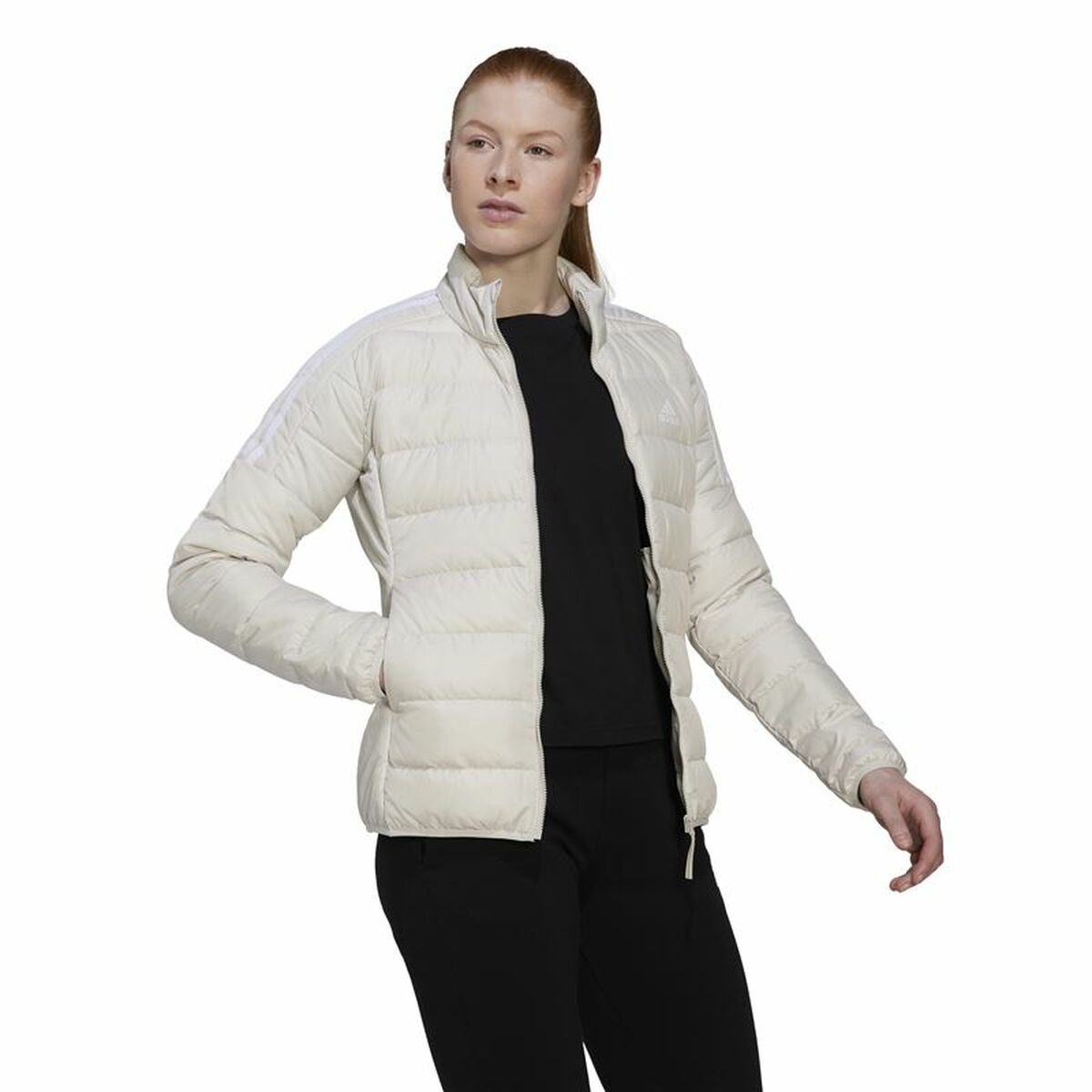 Women’s Sports Jacket Adidas Essentials White