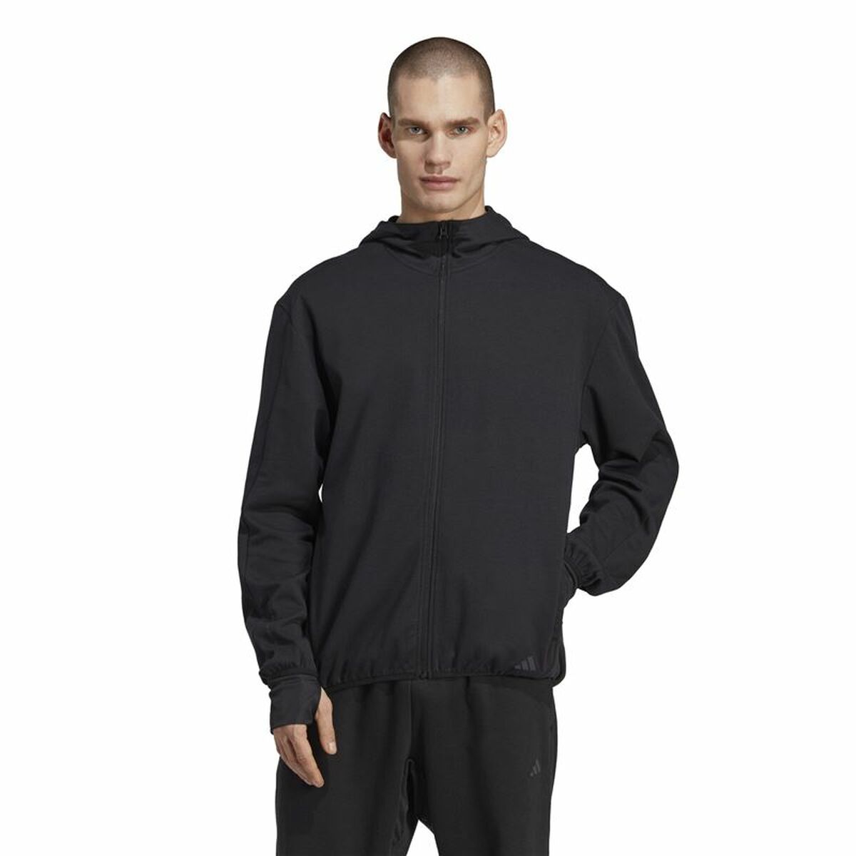 Men’s Sports Jacket Adidas Base Black White