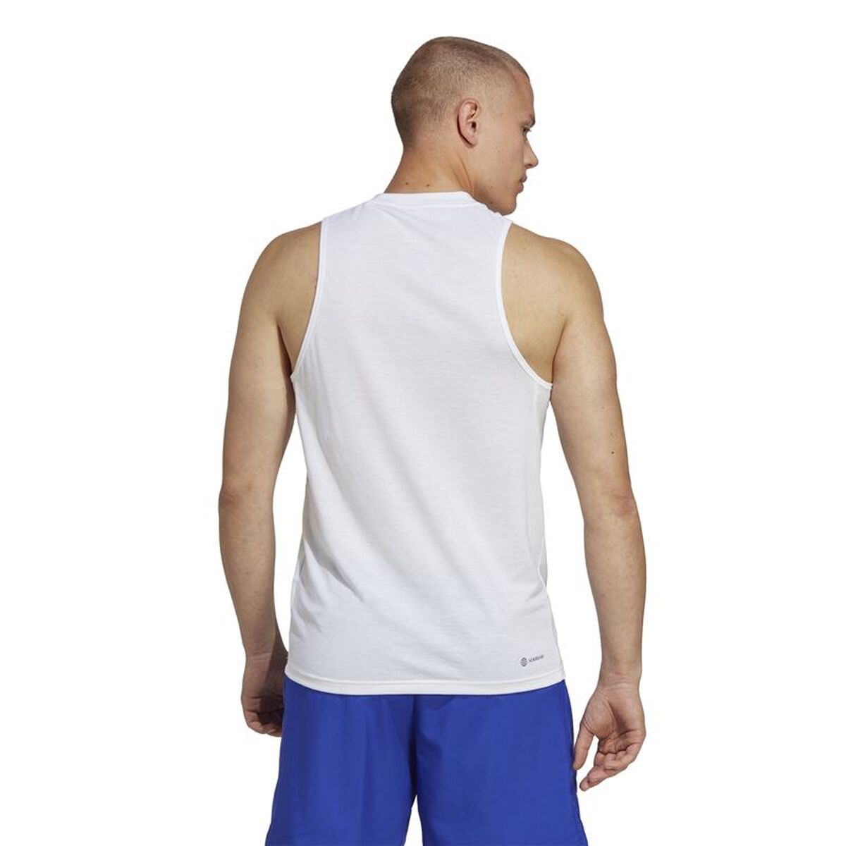 Men’s Sleeveless T-shirt Adidas Training Essentials White