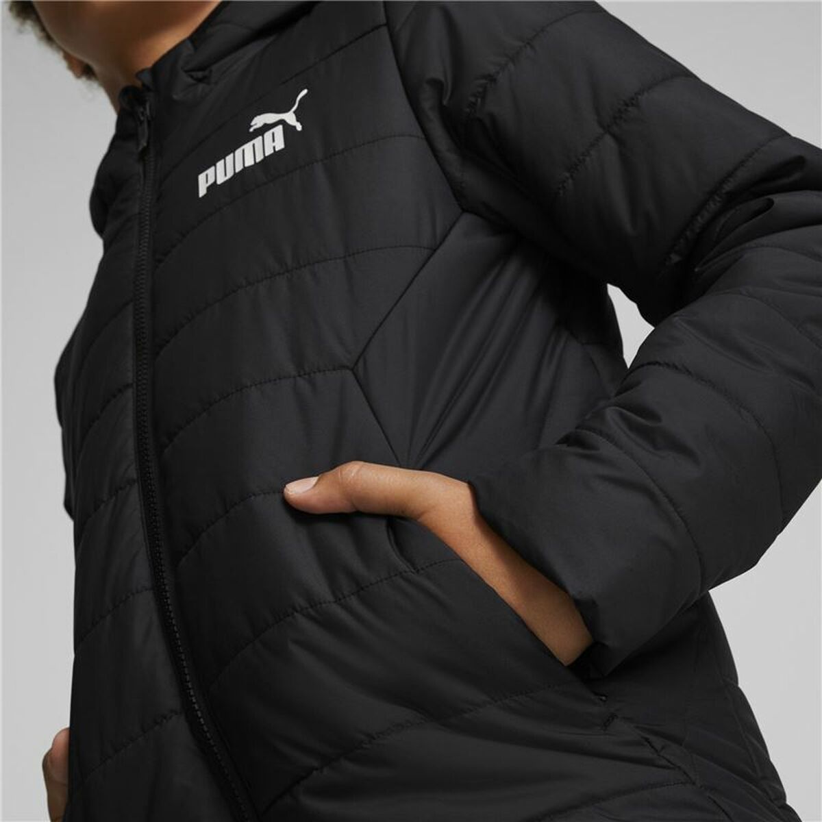 Children’s Sports Jacket Puma Essodeddded Black