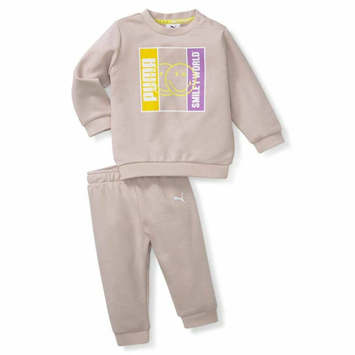 Baby’s Tracksuit Puma Smileworld Minicat Brown