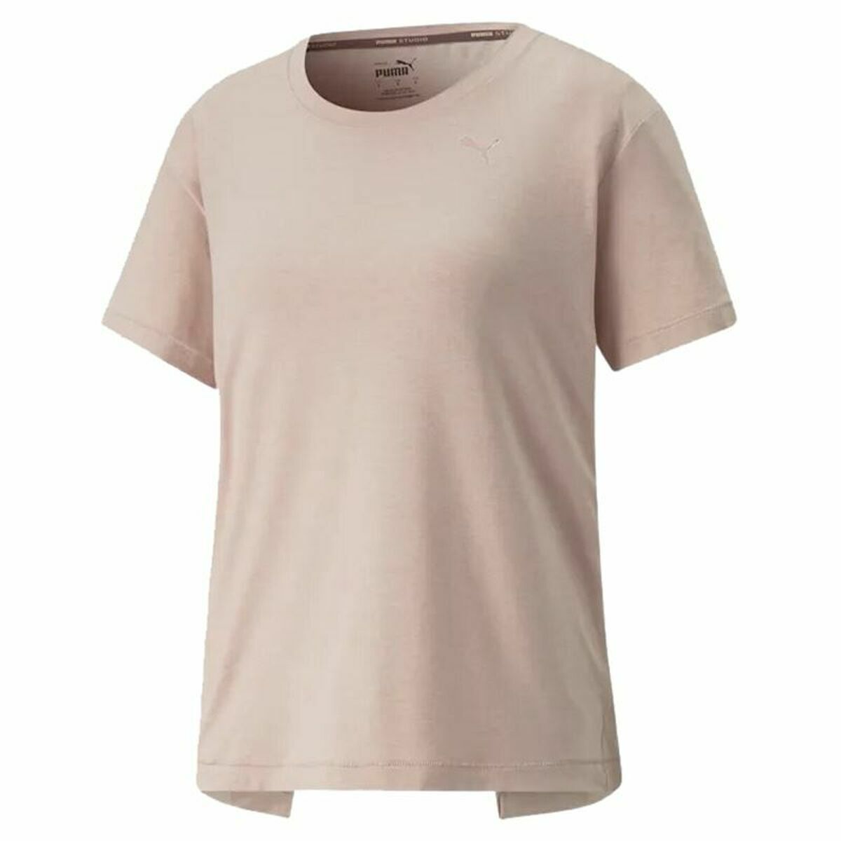 Short-sleeve Sports T-shirt Puma Studio Trend Pink Short-sleeve Sports T-shirt Puma Studio Trend Pink