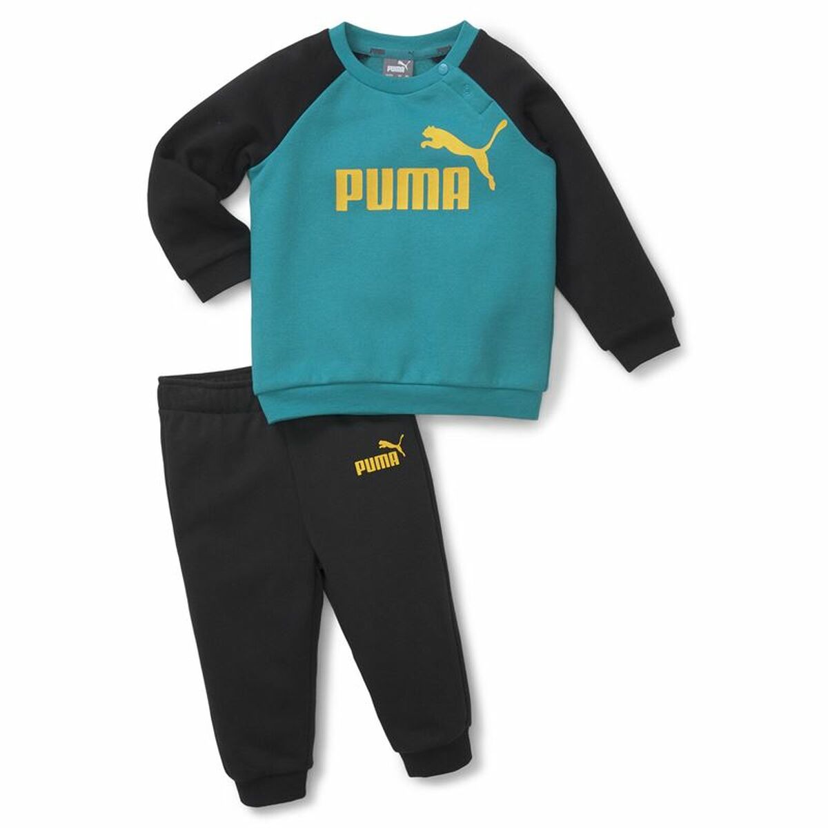 Baby’s Tracksuit Puma Minicat Essentials Black Blue