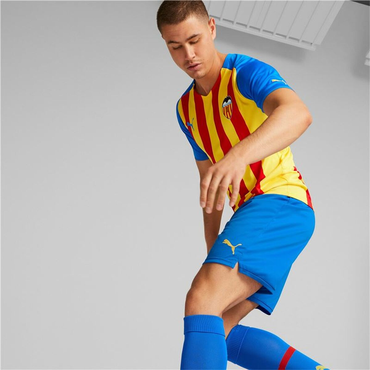 Men’s Sports Shorts Puma Valencia CF Third Kit 22/23 Blue