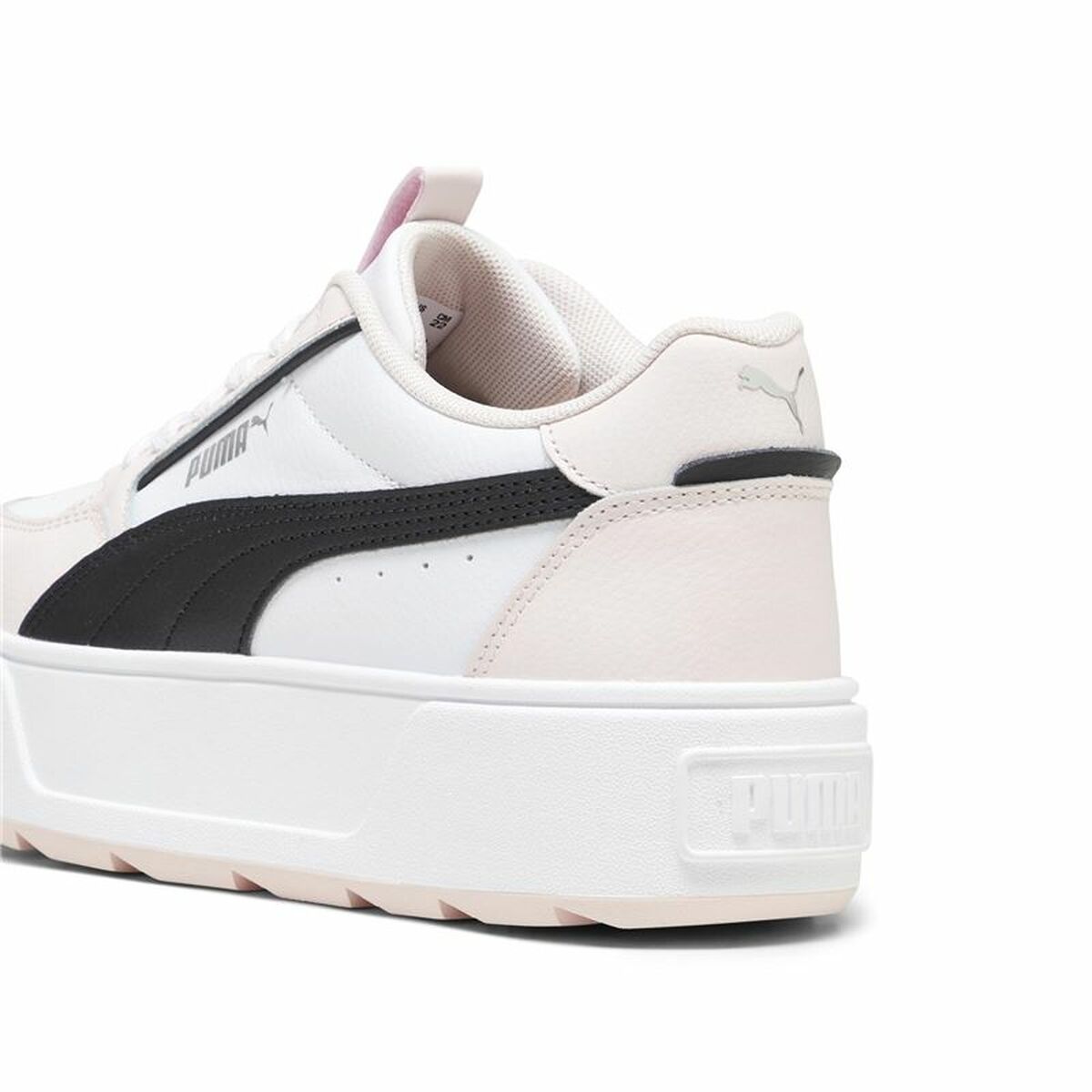 Childrens Casual Trainers Puma Karmen Rebelle White