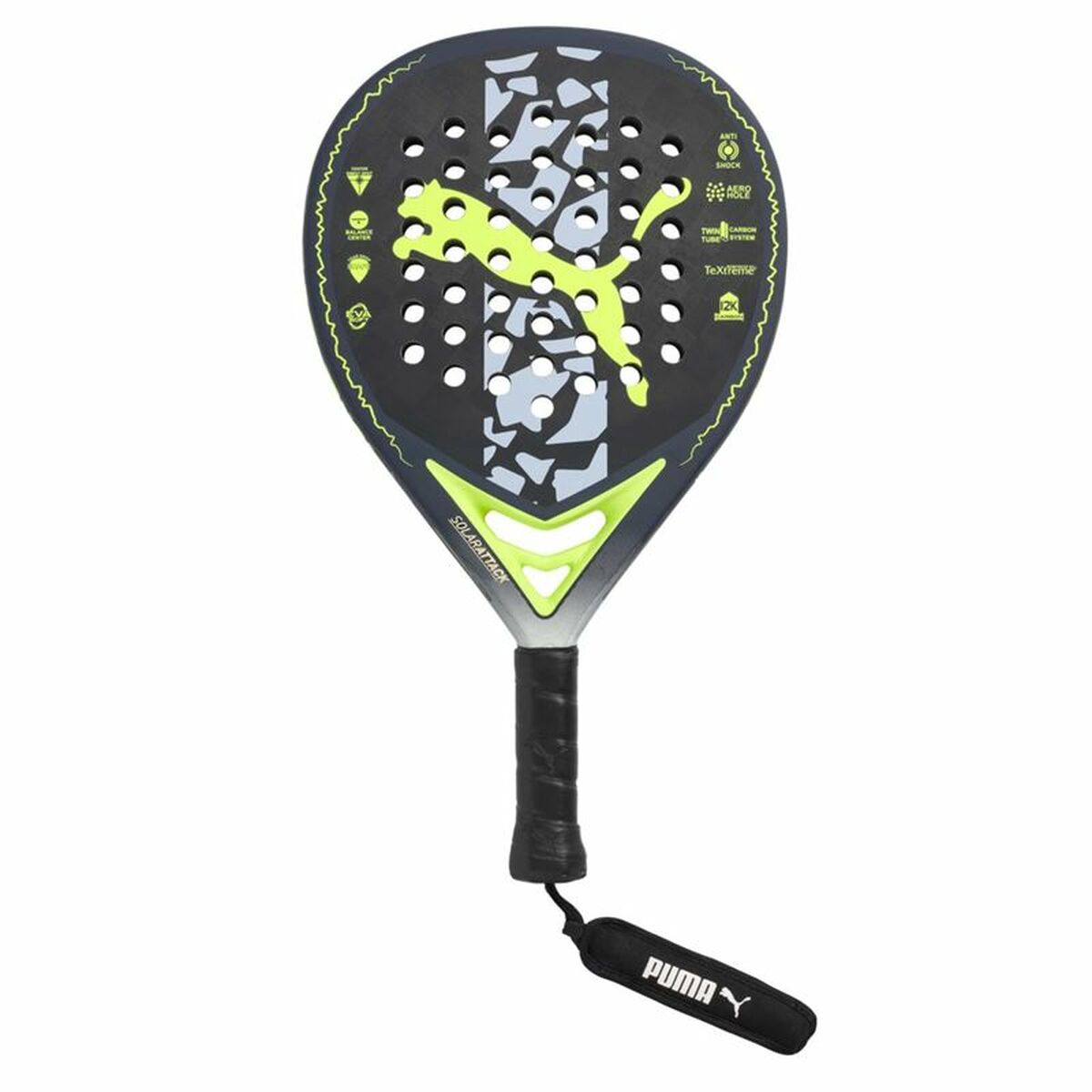 Padel Racket Puma Solarattackdel Ct Multicolour Padel Racket Puma Solarattackdel Ct Multicolour