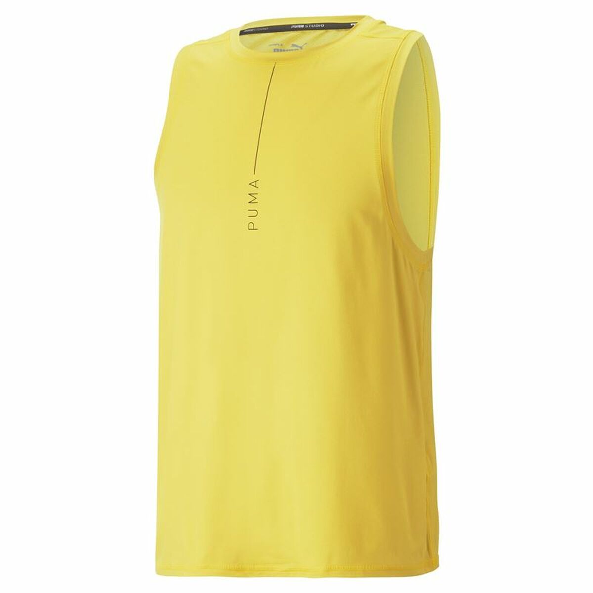 Men’s Sleeveless T-shirt Puma Studio Yogini Lite Yellow