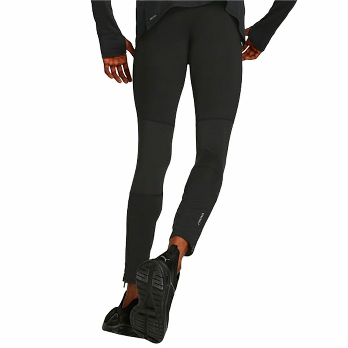 Sports Leggings for Men Puma Run Favorite Long Ti Black