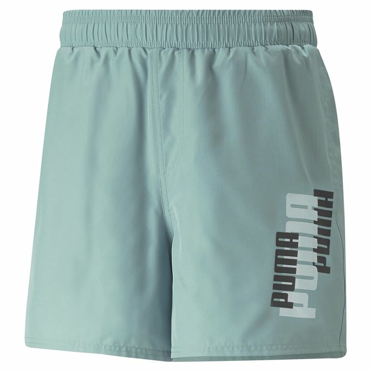 Men’s Sports Shorts Puma Ess+ Logo Power Aquamarine Men’s Sports Shorts Puma Ess+ Logo Power Aquamarine