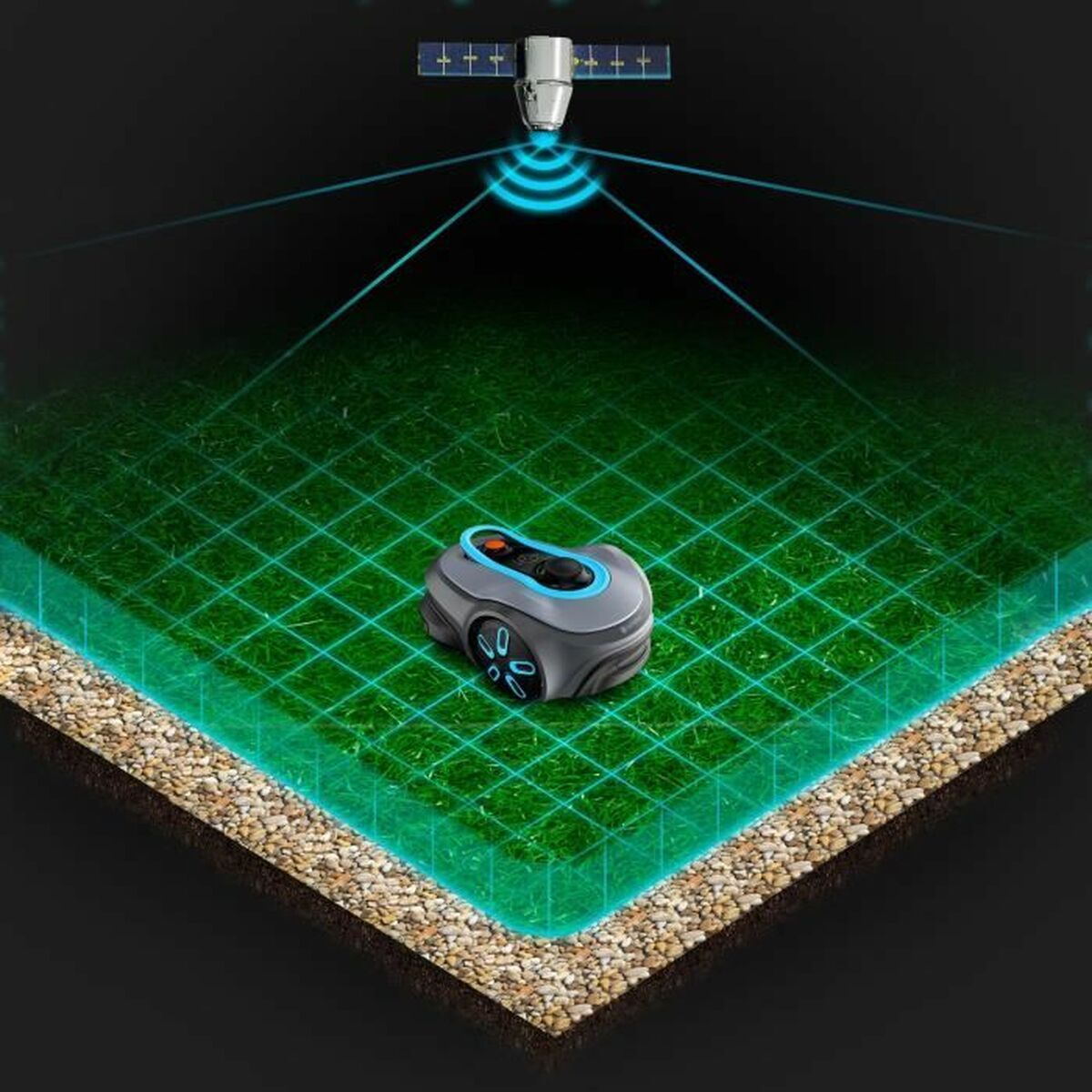 Lawn mowing robot Gardena Smart SILENO Free 400 M 800 m