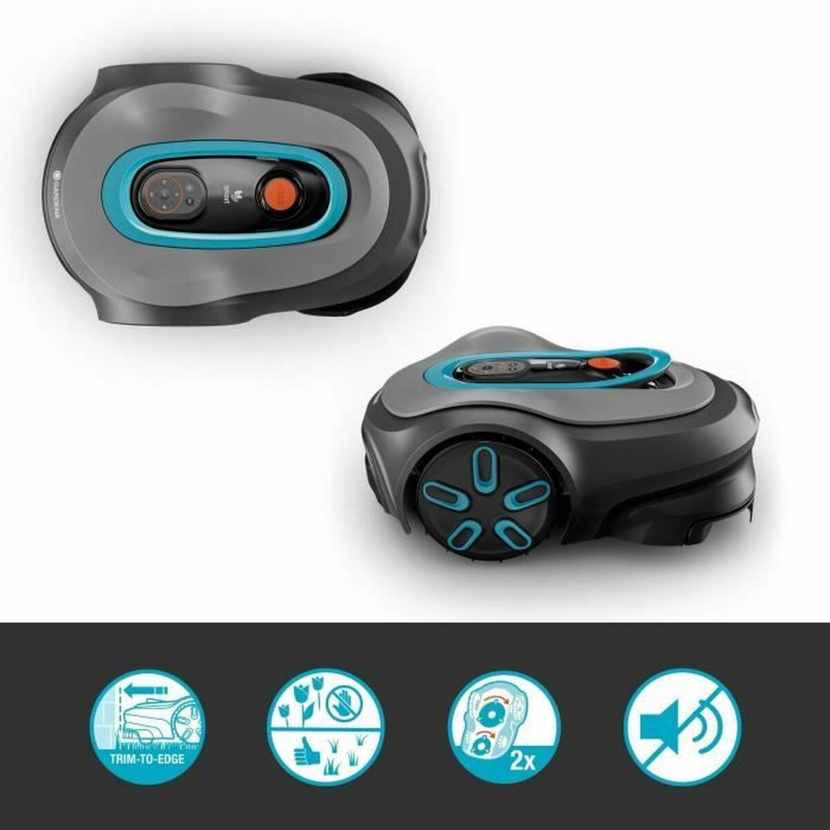 Lawn mowing robot Gardena Smart SILENO max 400 M 800 m