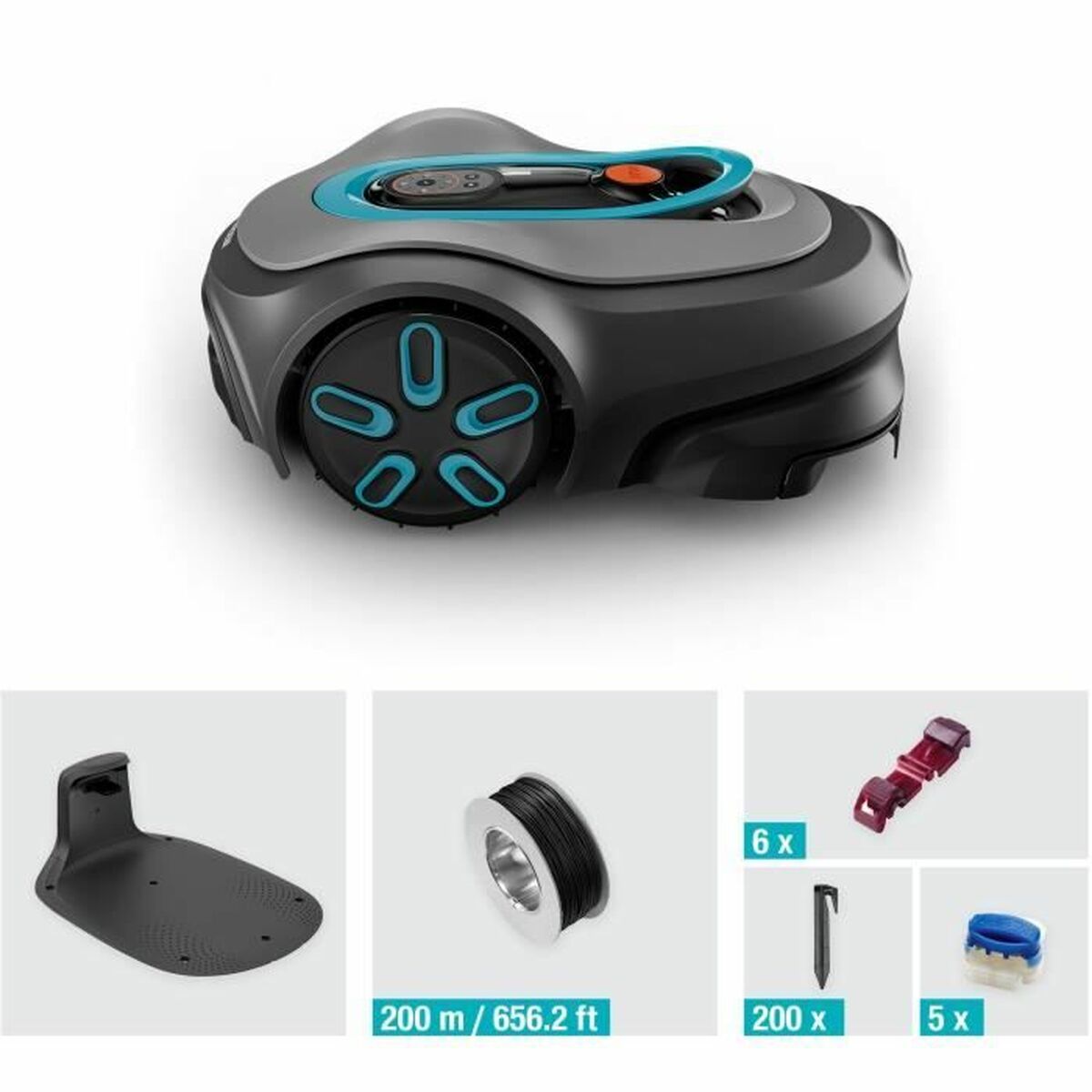 Lawn mowing robot Gardena Smart SILENO max 400 M 800 m