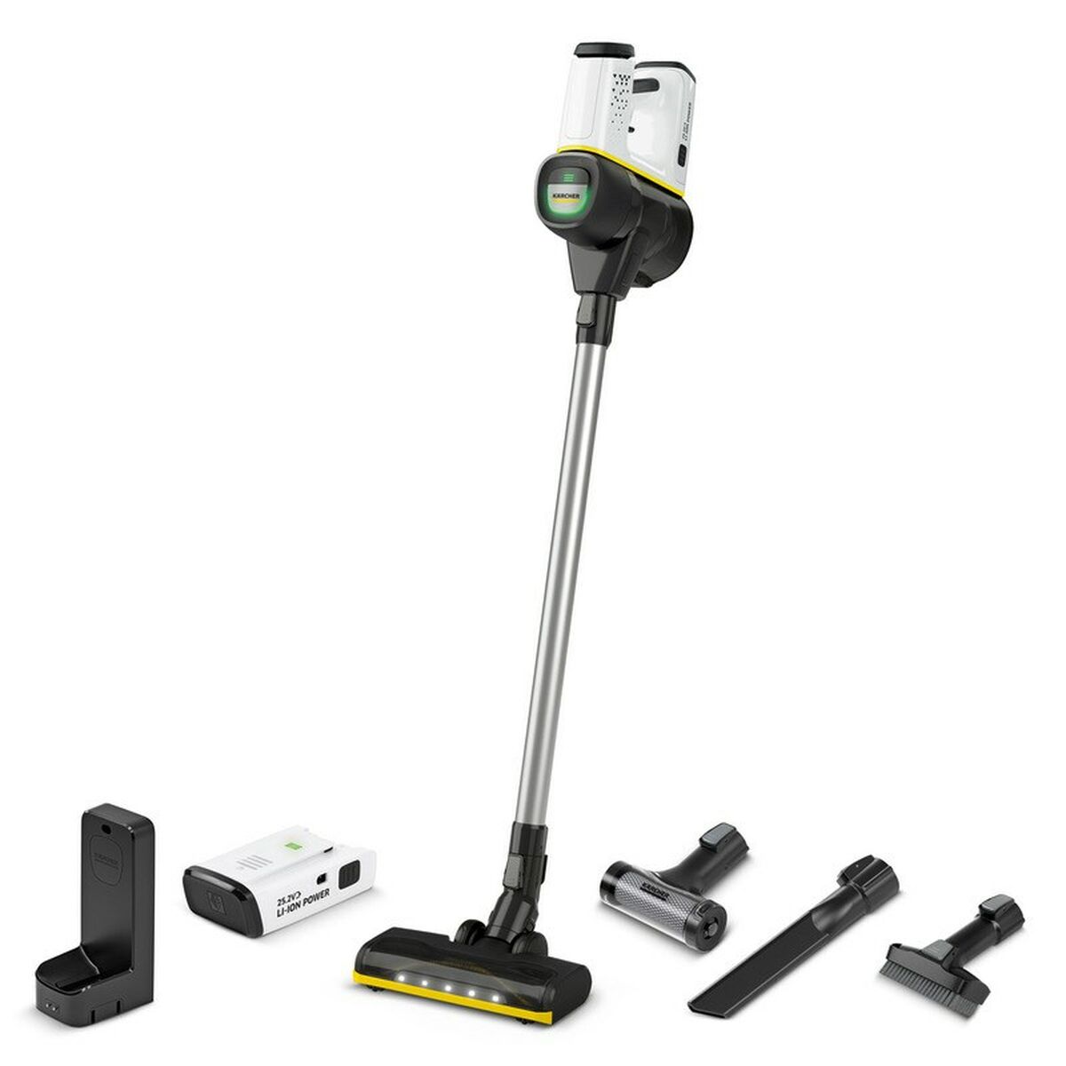 Cordless Vacuum Cleaner Krcher 1.198-677.0 Yellow White Black Silver 250 W