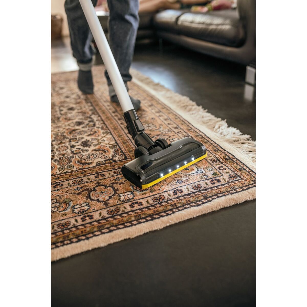 Cordless Vacuum Cleaner Krcher VC 6 Yellow White Black Silver 250 W