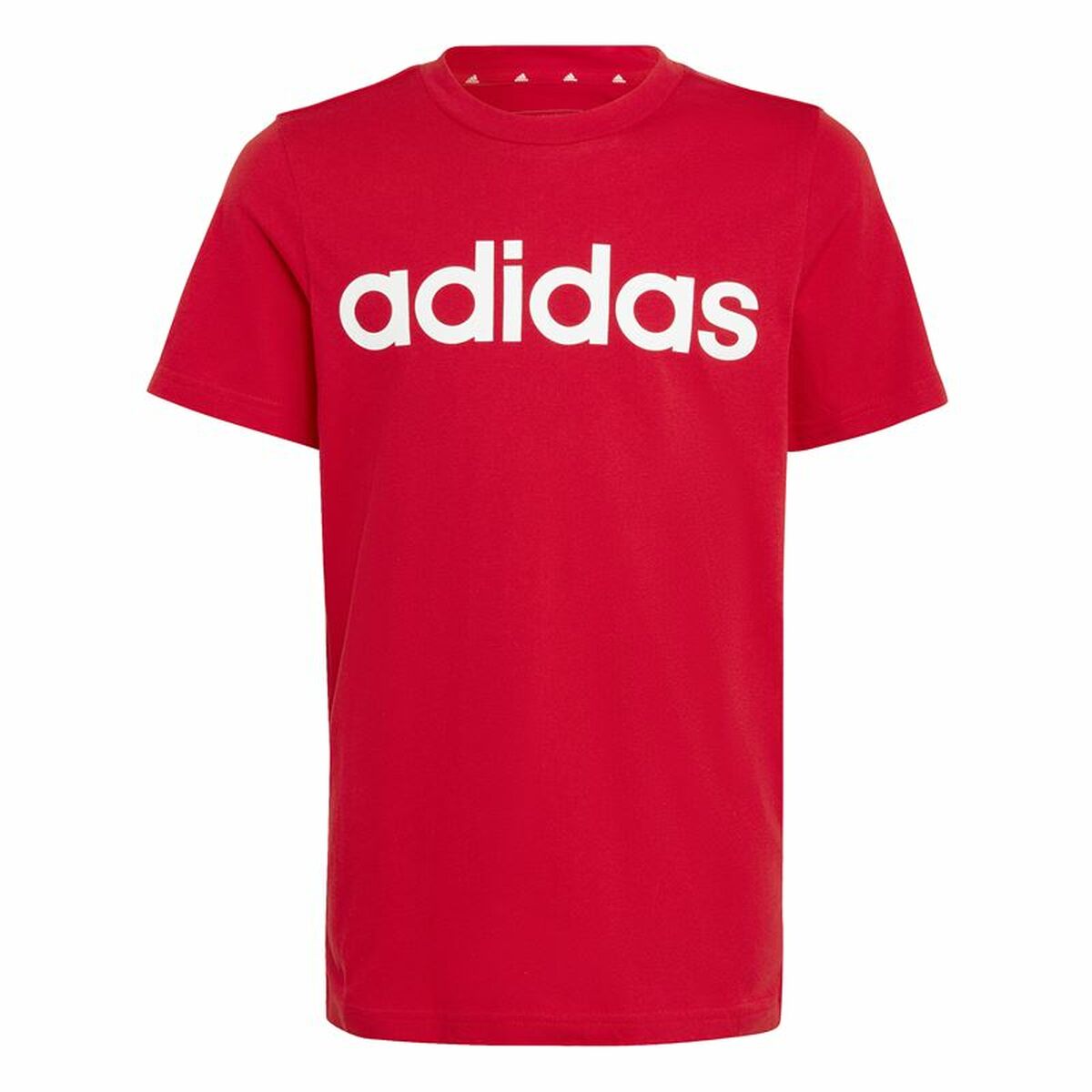 Child’s Short Sleeve T-Shirt Adidas Lin Roja Child’s Short Sleeve T-Shirt Adidas Lin Roja