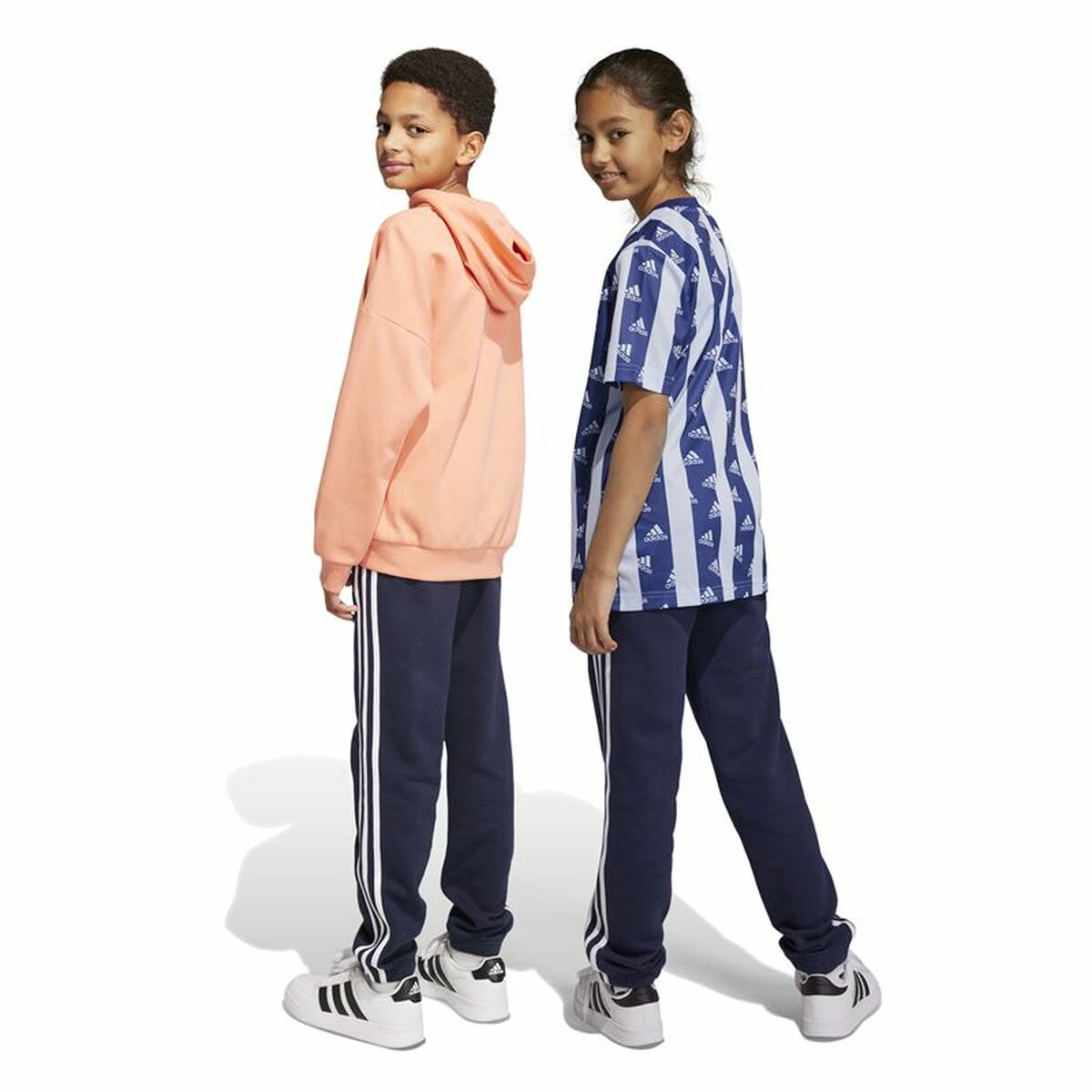 Long Sports Trousers Adidas Essentials Black