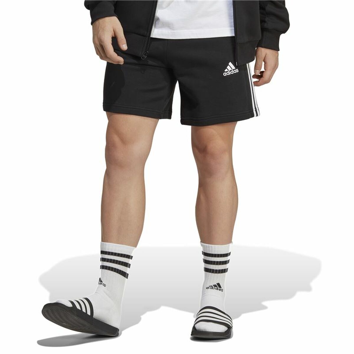 Men’s Shorts Adidas 3S Ft Sho Black (XS)