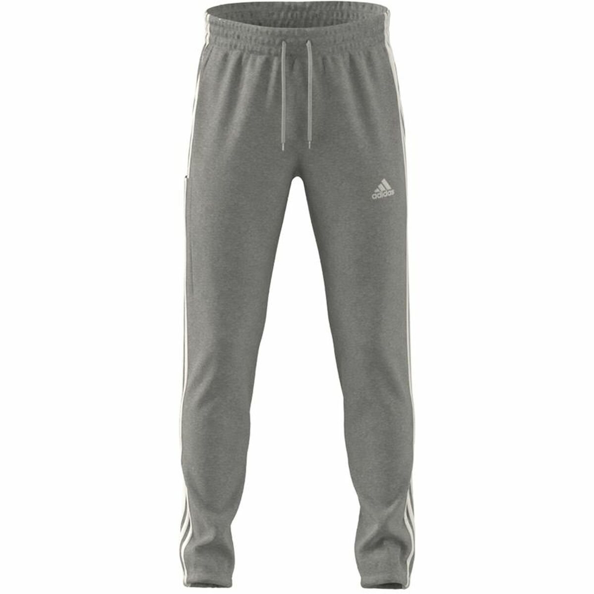 Long Sports Trousers Adidas 3S Ft Te Grey Men